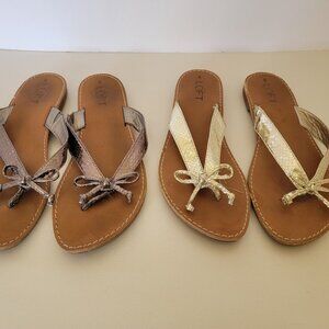 Loft Flip Flop Sandals Size 8